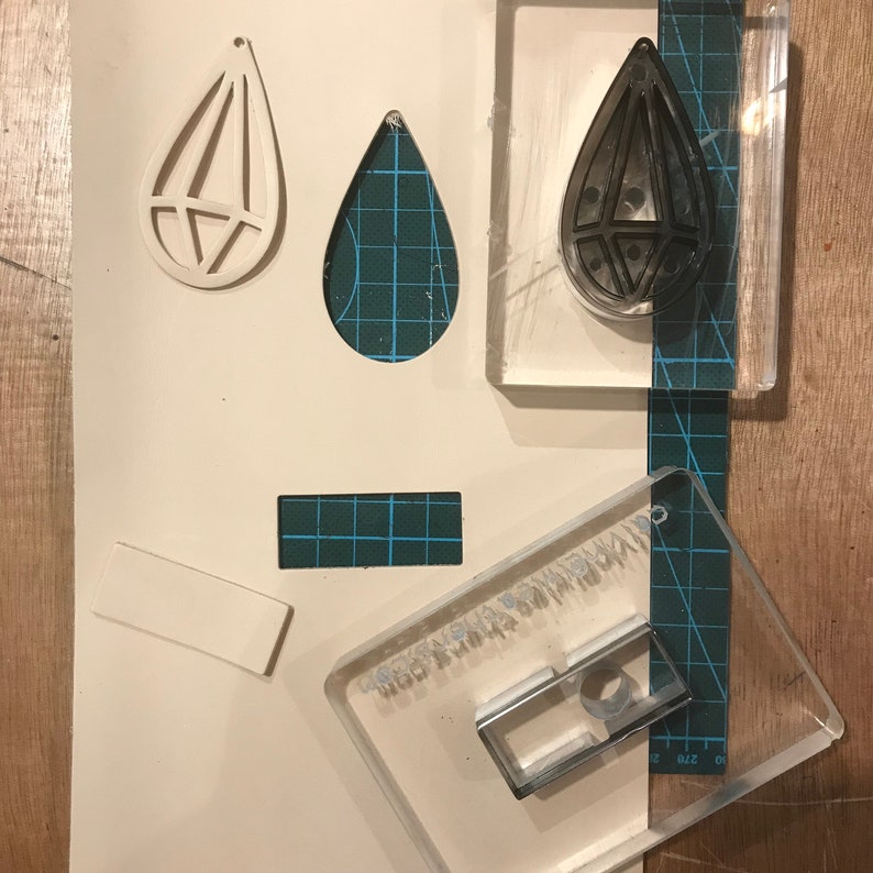 Clicker Die Cut with acrylic mount leather die cut die Etsy