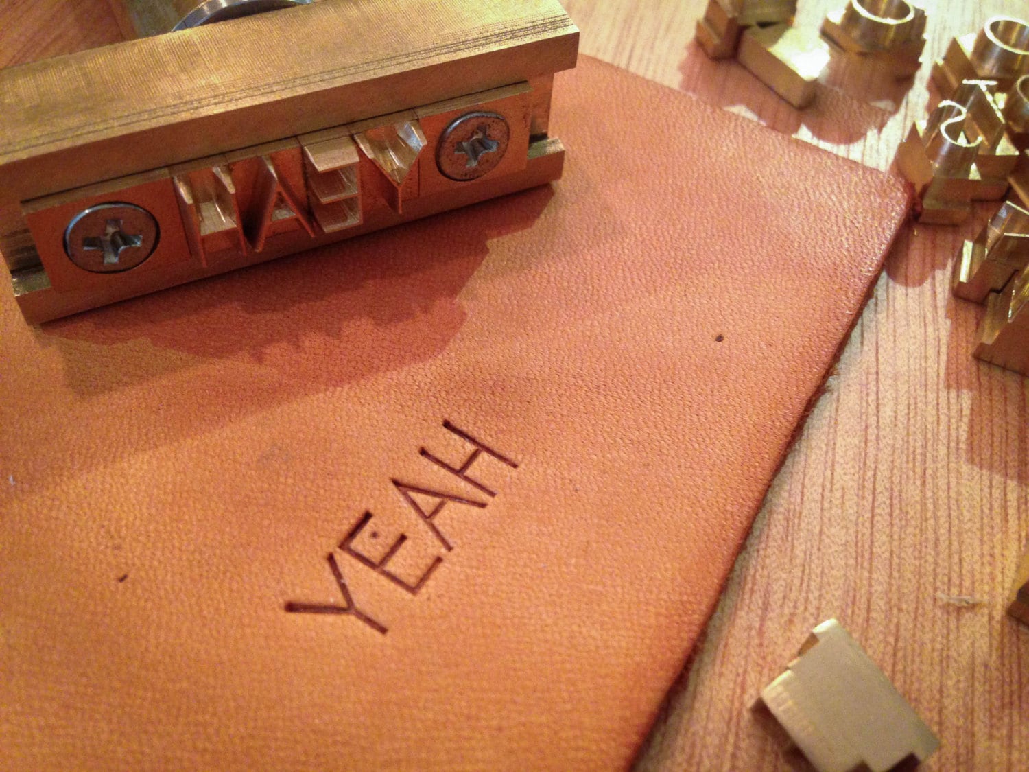 Alphabet Leather Stamps With Tslot Holder for Leather Etsy