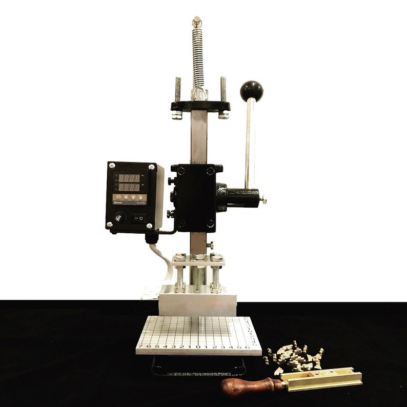 Custom Leather Alphabet Stamping. Gold Foiling Leather Etsy