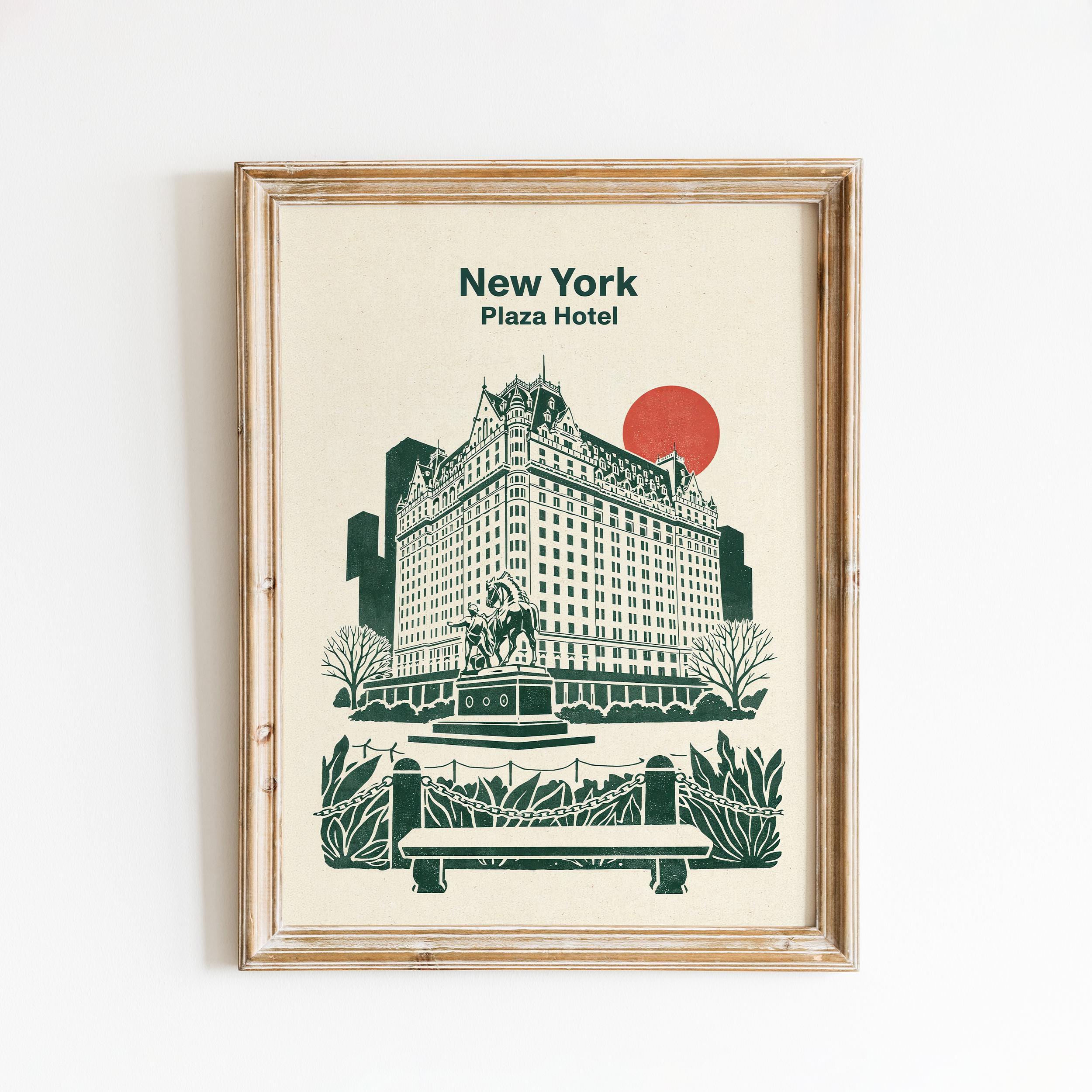 The New Yorker the Plaza - Etsy