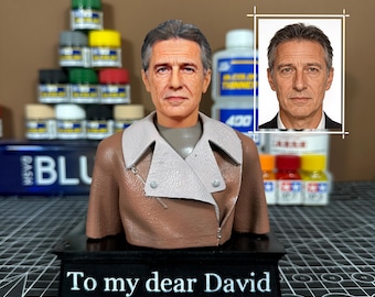 Custom Photo Bust Statues Personalized Portrait Keepsake, One-of-a Kind Gift for Your Family