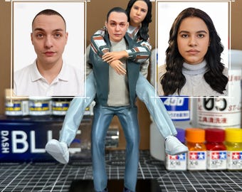 Custom Portrait Sculpture from Photo, Personalized Figurine Gift