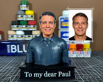 Custom Photo Bust Statues Personalized Portrait Keepsake, One-of-a Kind Gift for Your Family