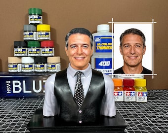 Custom Photo Bust Statues Personalized Portrait Keepsake, One-of-a Kind Gift for Your Family