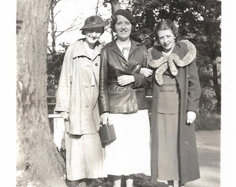 Leather Jacket & Beret Woman With Vintage Box Camera Vintage Snapshot 1930’s Gal Pals All Dressed Up Photographer Shadow
