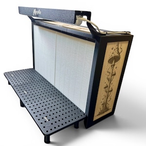 Extra Large Laminar Flow Hood Quad Fan HEPA Workstation with Diffuser System Drippy Edition
