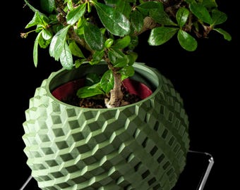 Cobble Planter | Modern 3D Printed Planter |  Indoor Plant Pot | Minimal Decorative
