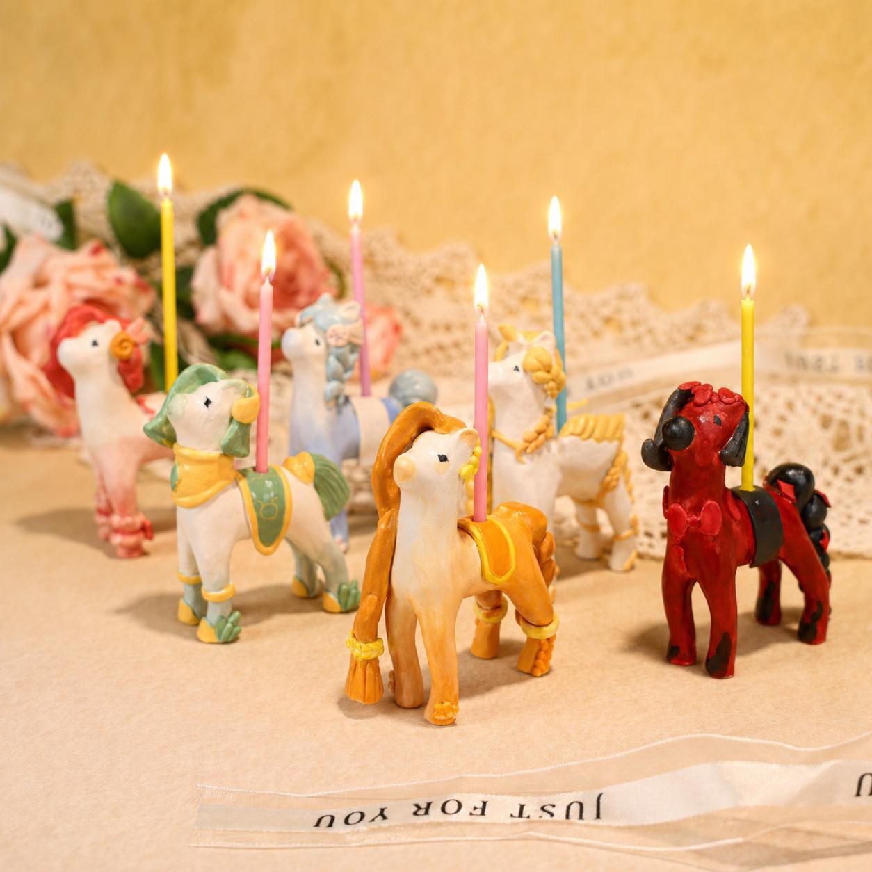 Vintage Horse Candle Holder - Etsy