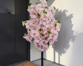 Sztuczne drzewo wiśniowe wiosenne, wiosenne drzewo sakura, centralny element wesela, sztuczne drzewo kwiatowe do domu, ogrodu, biura, hotelu