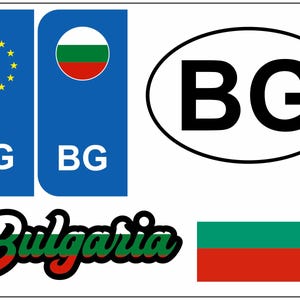 Bulgaria Coat of Arms Emblem Stickers - Premium Quality, Durable