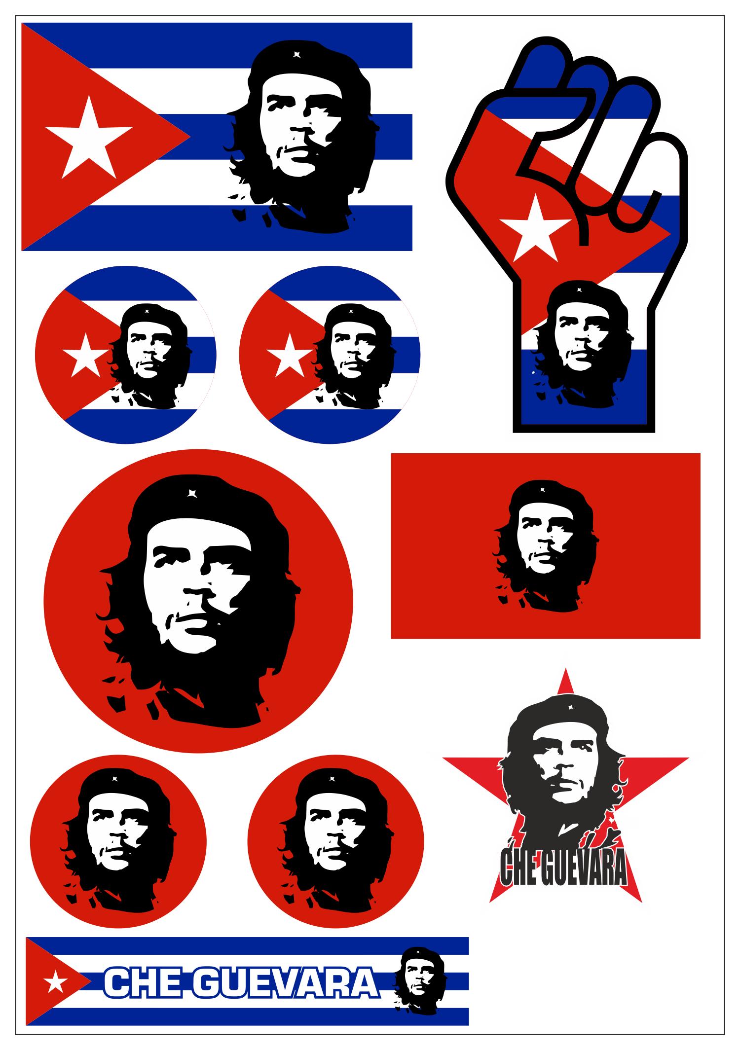 Pañuelo Bandana Pañoleta Roja Che Guevara Revolución Rojo | Cuotas sin