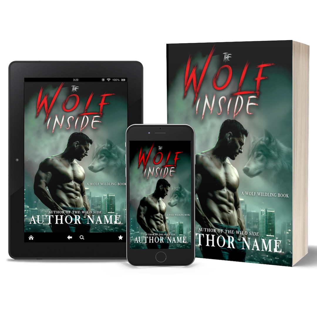 Wolf Shapeshifter Paranormal Romance Ebook Cover| Premade Romantic ...