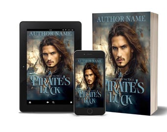 Pirate Historical Romance Cover Design | Premade Romance Covers | Historical Romance Book Cover Art | Romance Cover Buccaneer Man