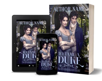 Regency Historical Romance Ebook Cover | Prepaid Romantic Novel Cover | Couple Cover for Historical Romance | Premade Book Cover