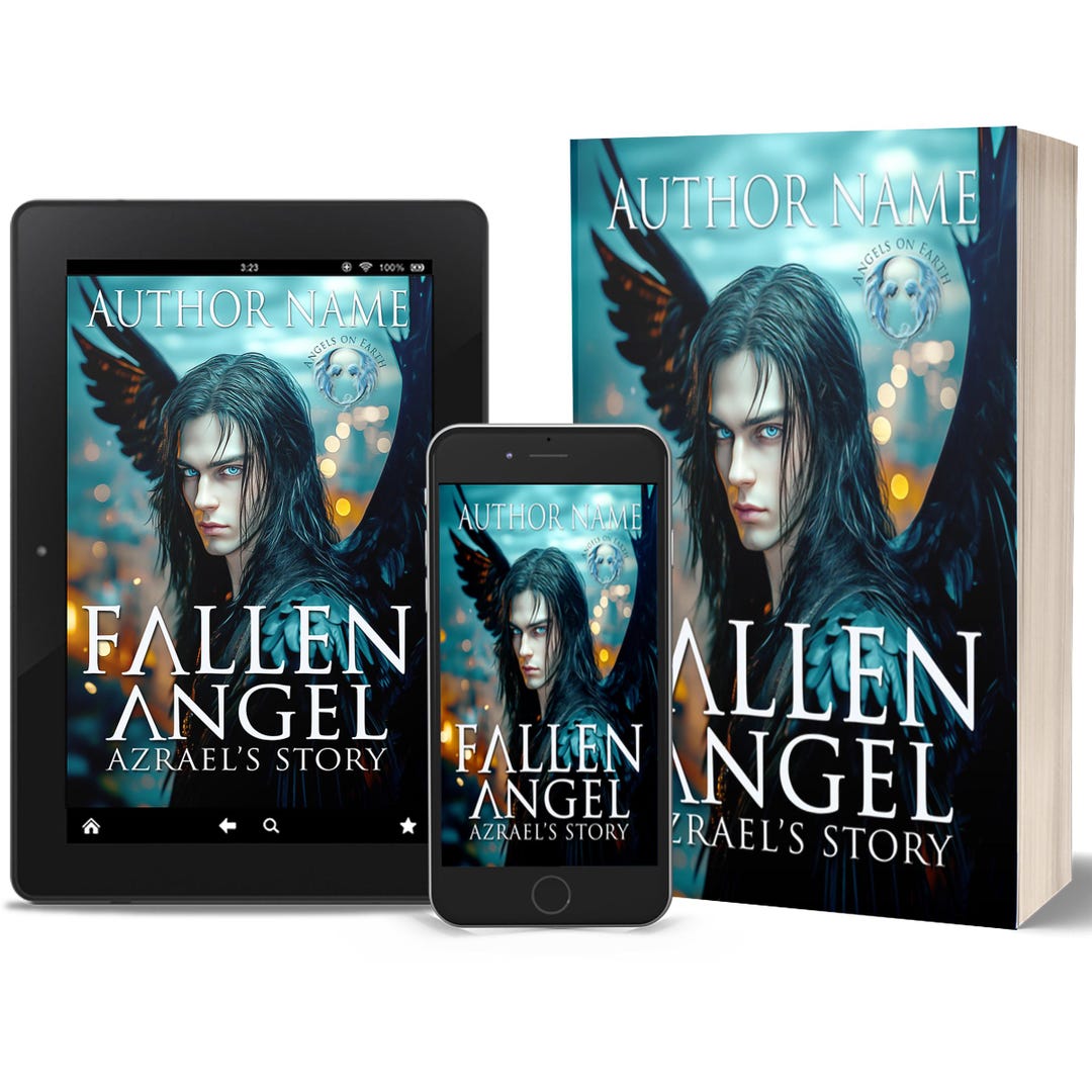 Angel Paranormal Romance Ebook Cover | Premade Romantic Cover Design ...
