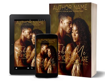 Steamy POC Couple Contemporary Romance Cover | Prepaid Romantic Book Cover | Premade Romance Ebook Cover | Romance Premade