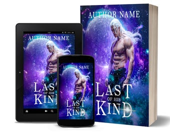 Eye-Catching Science Fiction Romance Ebook Cover| Premade Romantic Cover Design | Prepaid Cover | Fantasy Cover Art | Space Cover