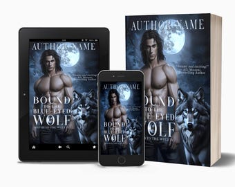Wolf Shapeshifter Paranormal Romance Ebook Cover| Premade Romantic Cover Design | Prepaid Cover | Fantasy Cover Art | Wolf Cover
