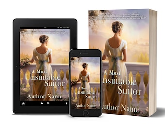 Regency Historical Romance Ebook Cover | Traditional Regency Cover | Romance Cover Design | Premade Romance Cover | Cover Women