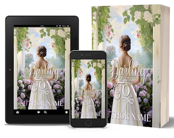Historical Romance Ebook Cover | Regency Romance Cover Art | Romance Cover Design | Premade Romance Cover Prepaid Book Cover | Flower Covers
