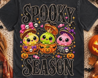 Halloween Dumpling PNG, Kawaii Witch Dumplings Pumpkin, Cute Spooky Season Sublimation for Women and Girls
