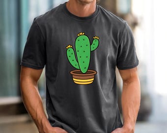 Cactus T-Shirt, Plant Lover Tee, Desert Plant Graphic Shirt
