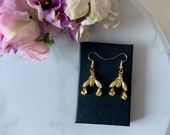 Honey Bee Drop Earrings