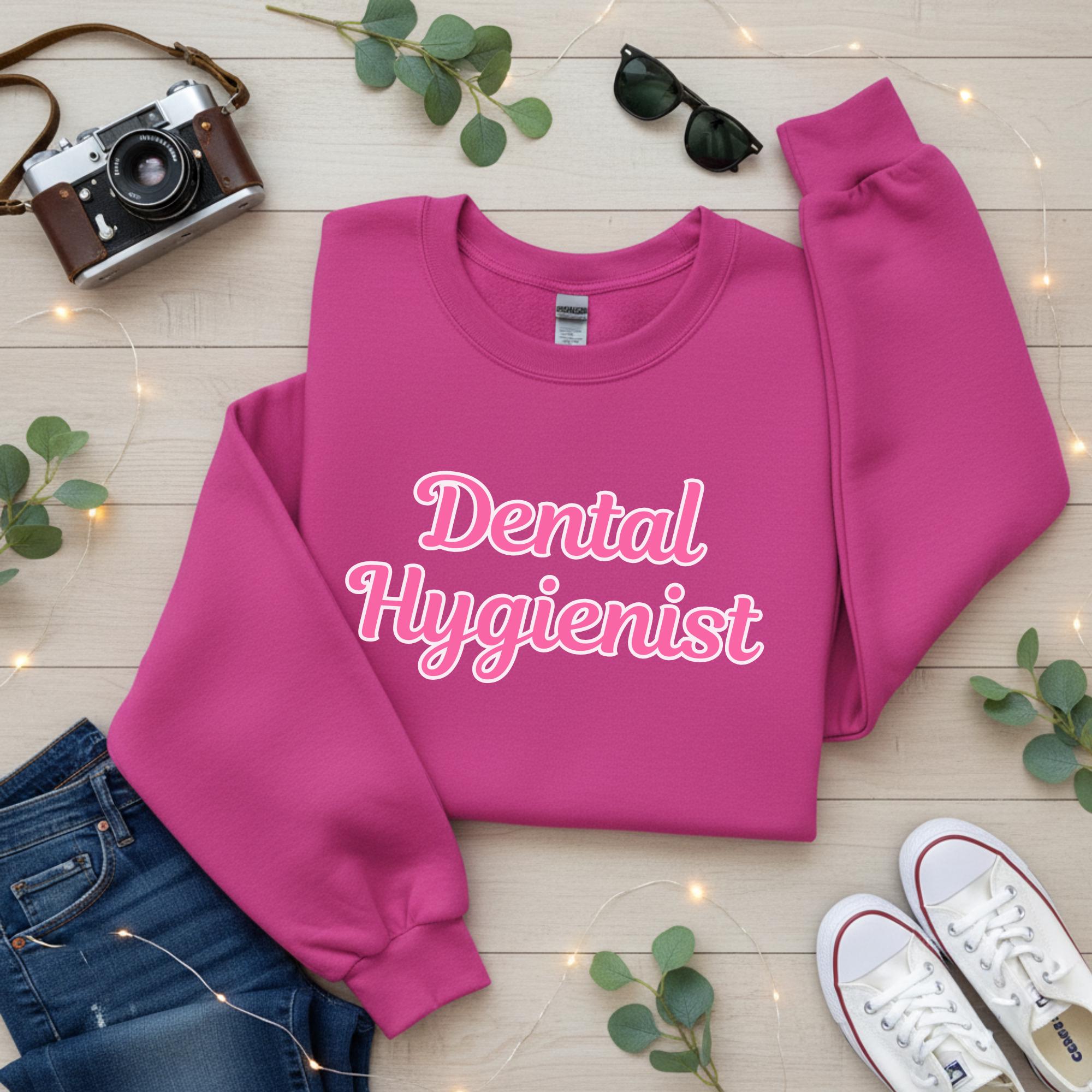 Pull ras du cou hygiène dentaire, sweat-shirt hygiène dentaire, cadeau hygiène dentaire, cadeau équipe dentaire, cadeau de remise des diplômes hygiéni