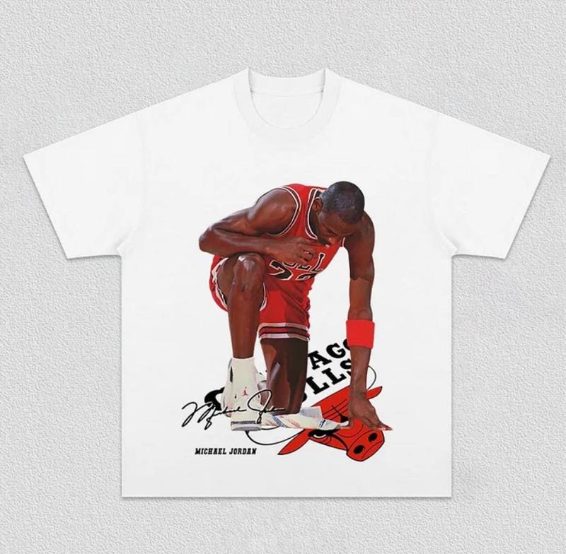 white gold jordan shirt