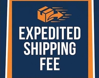 Expedited Shipping Fee, Thank You Card