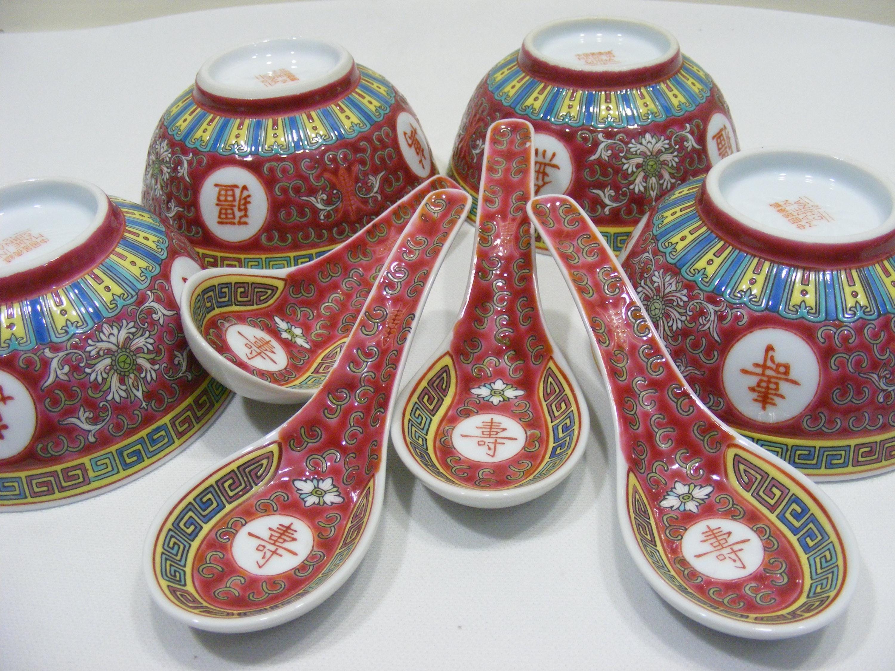 Vintage Chinese Red Glaze Porcelain - Etsy