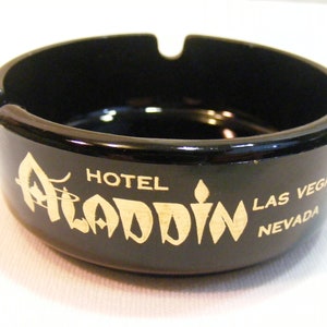 Vintage Hotel Aladdin Casino Ashtray, Mint
