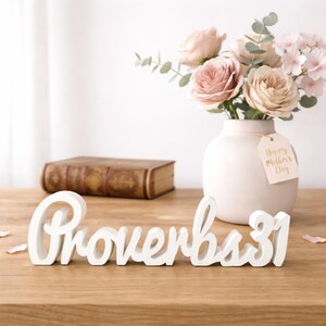 Proverbs 31 Sign | Christian Mother’s Day Gift for Mom