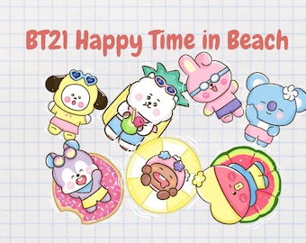 プリント＆カット BTS ステッカー、印刷可能な BTS ステッカー - 即時