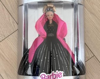 BARBIE Happy Holidays Barbie Doll 1998 Misprint Error Box NIB Mattel 20200 NRFB