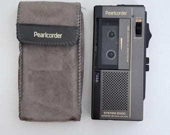Olympus Pearlcorder Microcassette Recorder S820 System 2000 WITH POUCH