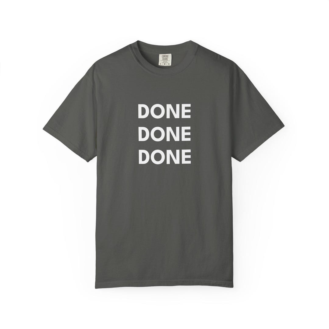 Done Done Done Shirt - Class of 2026 Tee - Senior Graduation Shirt ...