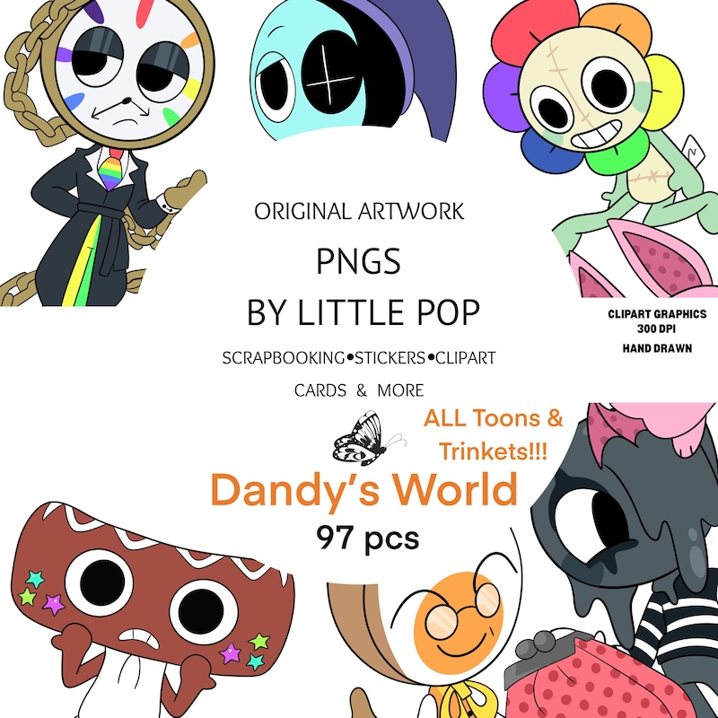 Dandys World Png - Etsy