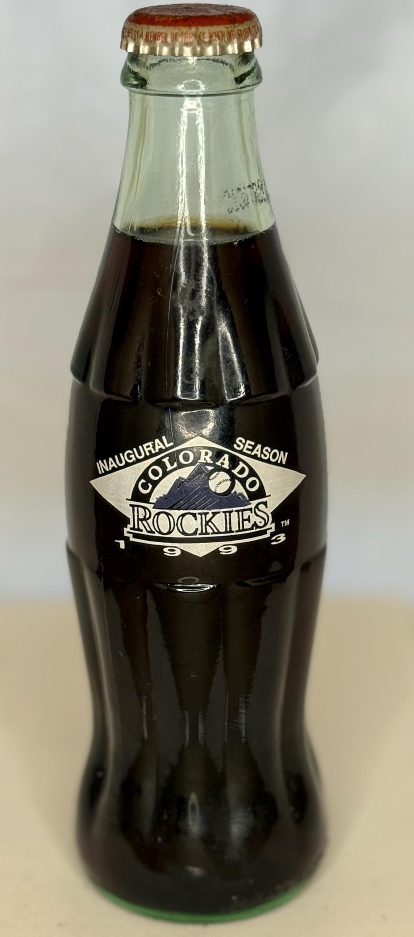 Colorado Rockies Inaugural Season Coca-cola Bottle – Vintage MLB