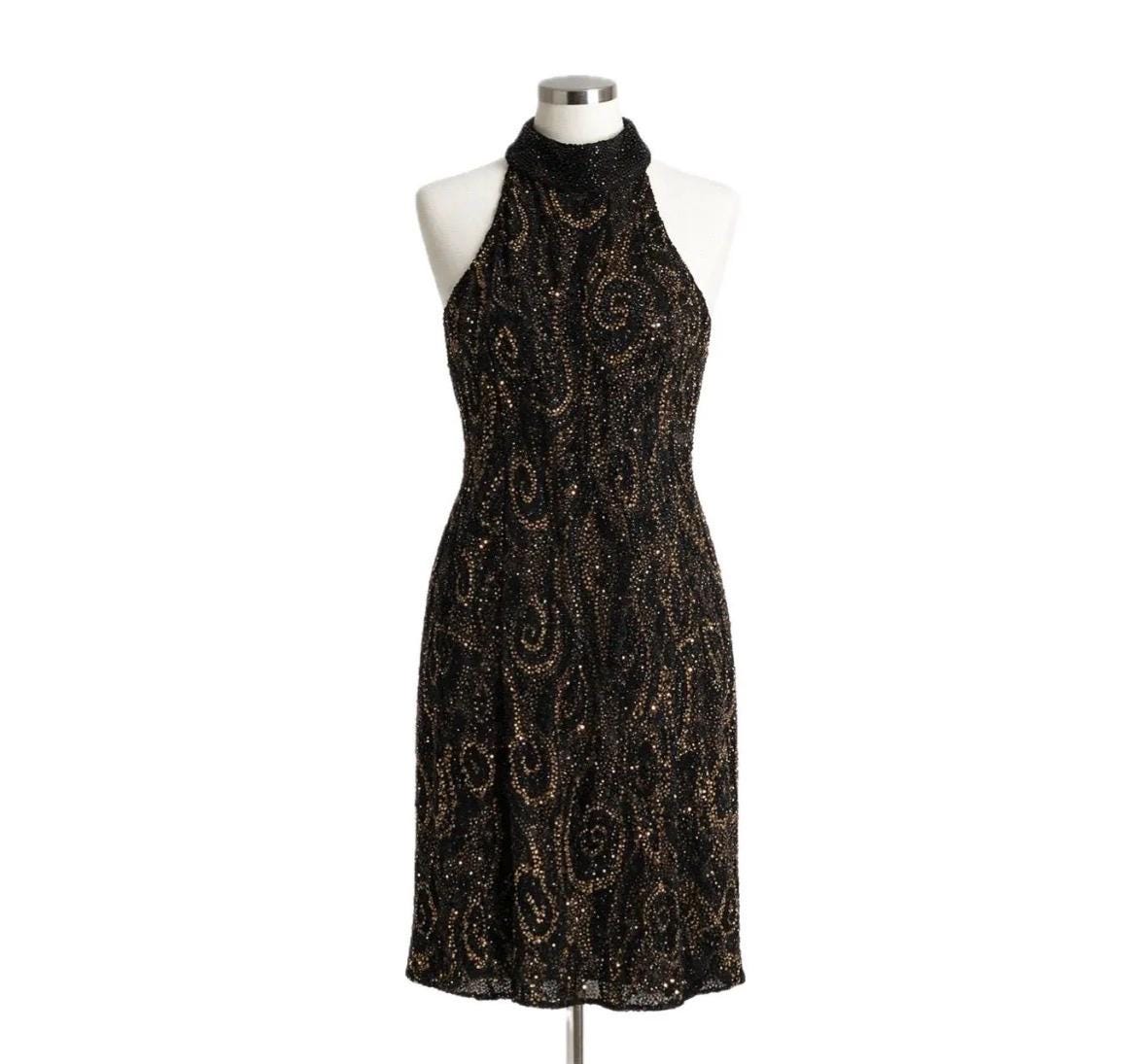brown modest dress Brown Satin Modest Long Drape Sleeves 2 Piece Dress Set 8