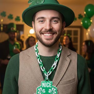 Collier/accessoire de fête pour la Saint-Patrick