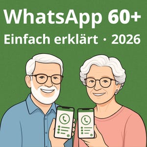WhatsApp for Seniors 2026 - Step-by-Step Guide (Android) | Simply Explained | Large Font | PDF Guide | Gift for Grandpa & Grandma