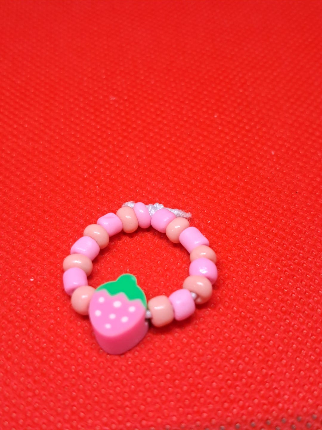 Strawberry Kandi Ring - Etsy