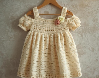 Crochet Baby Frock Pattern | Easy Girl Dress Tutorial (PDF Download)