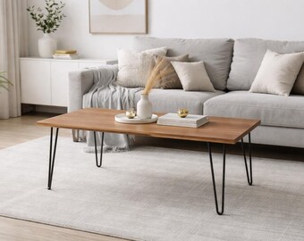 "Minimal" oak coffee table