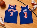 New York K Home Jersey Tank Top, Custom Name Number Basketball Jersey, Minimalist Blue Orange Mesh Tank 2026 product logo