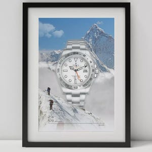 Rolex explorer ii poster - Etsy 日本