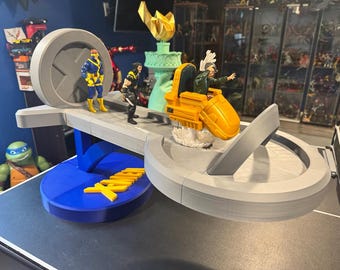 Diorama de la Cámara Cerebral de los X-Men (archivo STL / Escala 1:12) para exhibición de figuras de acción (descarga digital)