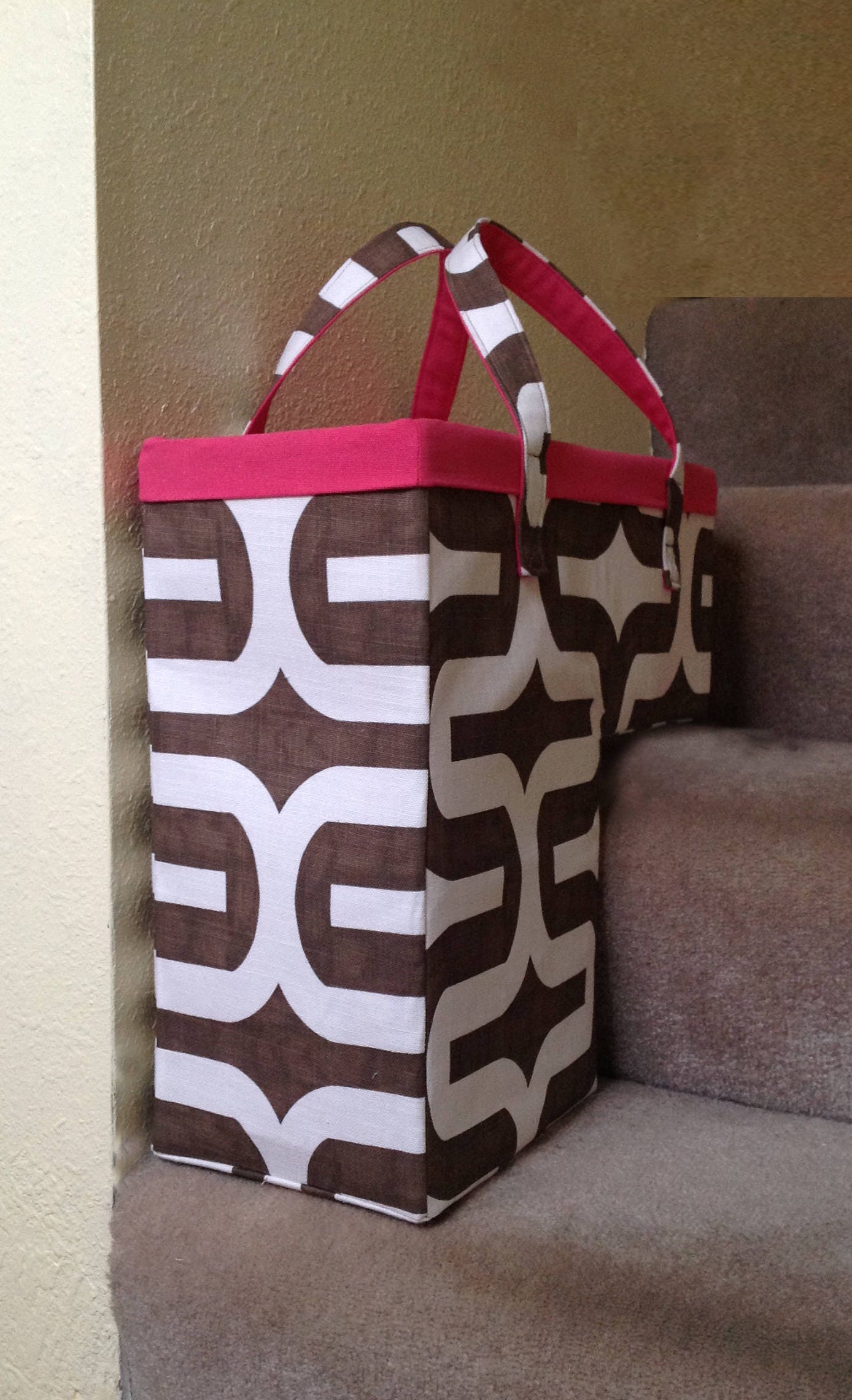 Stair Basket PDF SEWING PATTERN cozy nest Etsy