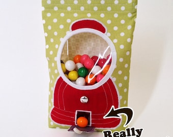 Sewing Pattern: Digital, Goody, Goody Gumballs! Treat Bags, kids party, boys, girls, party favor, birthday, holiday, gift bag, embriodery